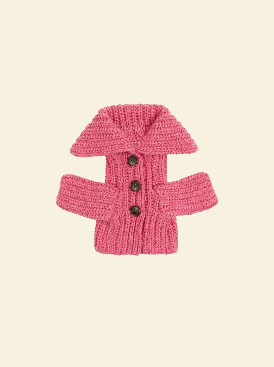 Lil Mulled Cardigan in Carnation - SANDY LIANG