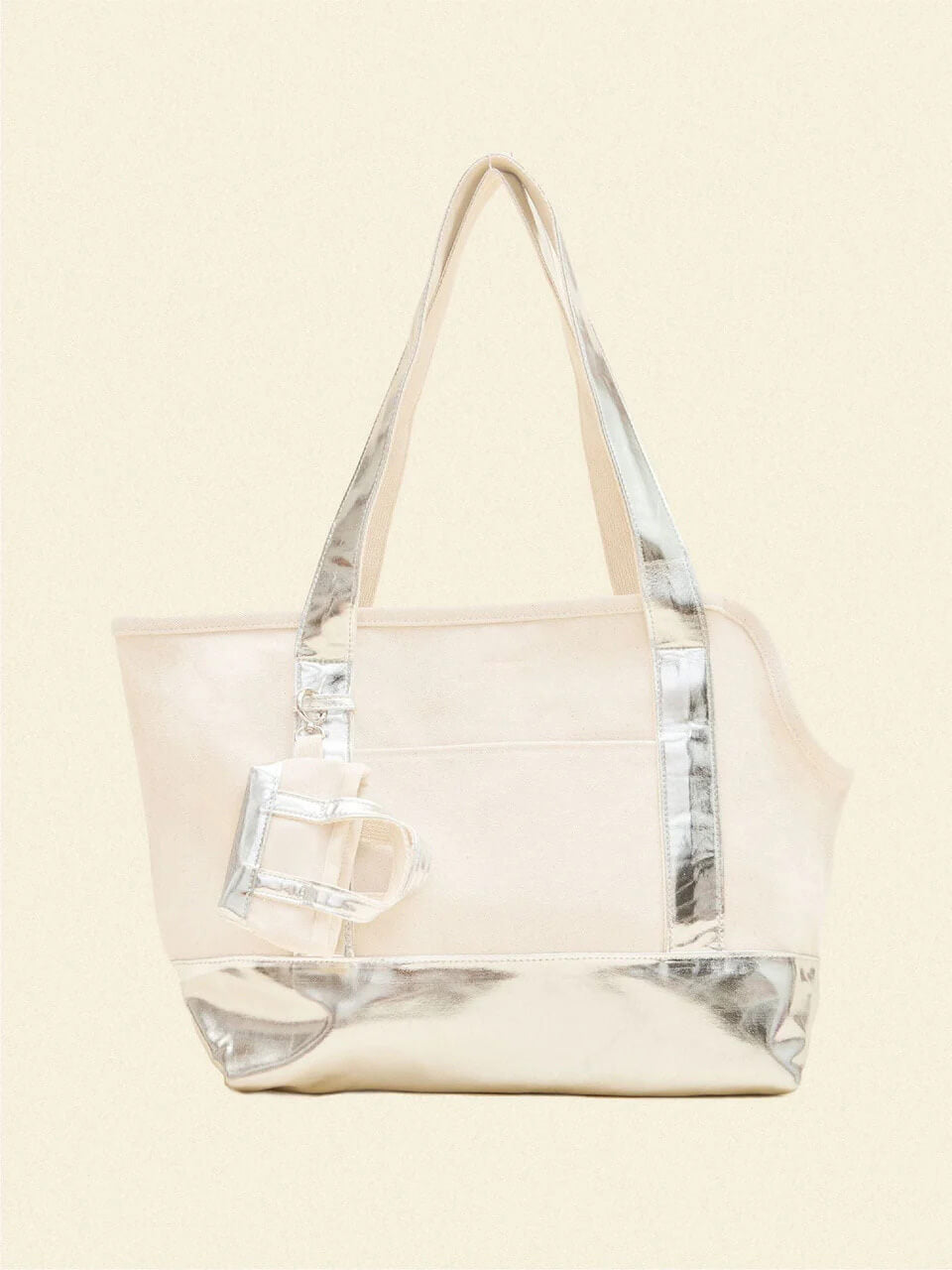 You Mean The World To Me Tote - Silver