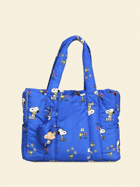 Snoopy and Woodstock Puffer Carrier - PEANUTS