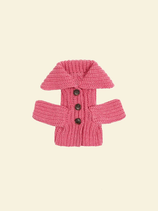 Lil Mulled Cardigan in Carnation - SANDY LIANG
