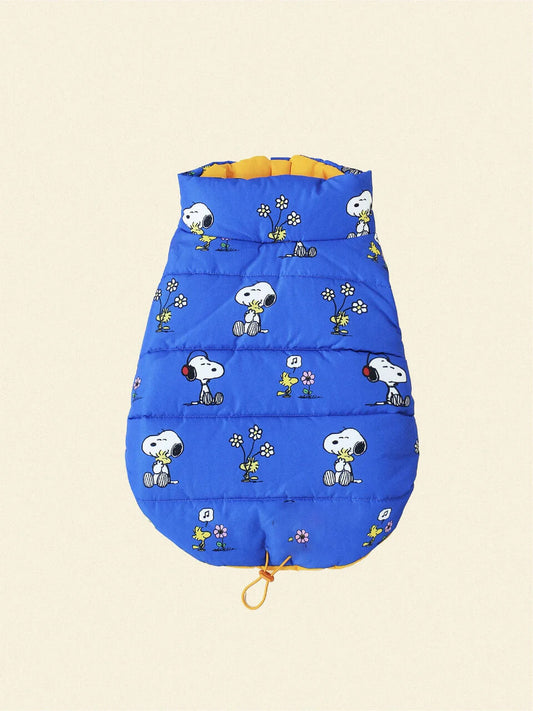 Snoopy and Woodstock Puffer Jacket - PEANUTS