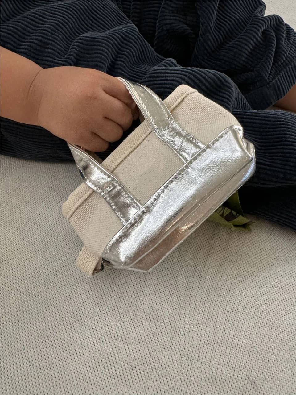 Poop Bag Tote - Silver