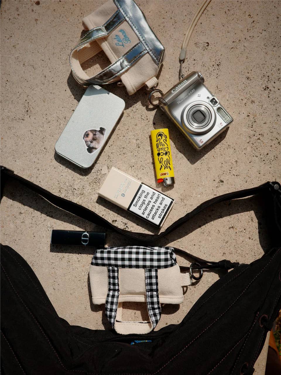 Poop Bag Tote - Gingham
