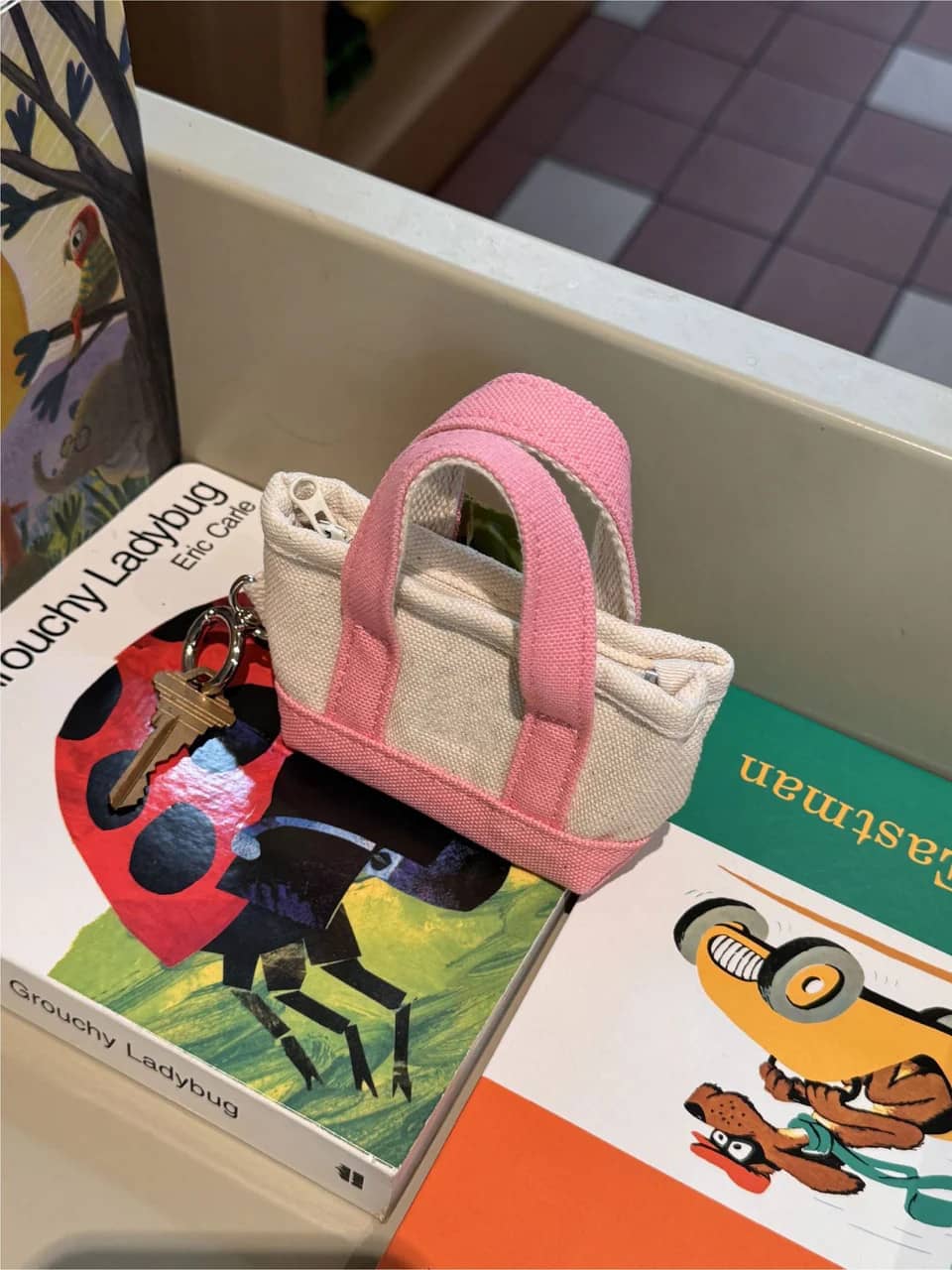 Poop Bag Tote - Pink