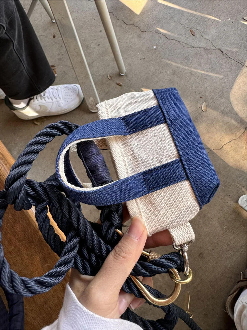 Poop Bag Tote - Navy